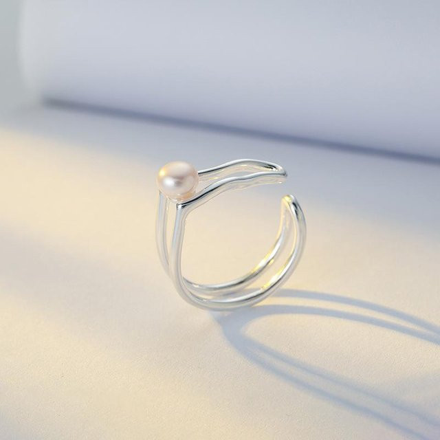 Lucky Star Jewelry Perlenring, Kupfer, Silber, Damen - Bild 1