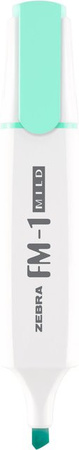 ZEBRA Textmarker FM-1 mit Keilspitze in Blau, Grün und Blau Grün