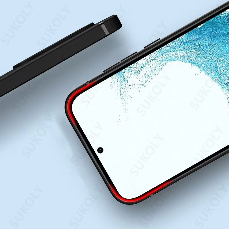 Weiche Silikon Schutzhülle für Samsung Galaxy S25 S24 S23 S22 Ultra sowie A56 A55 A54 A36 A17 A16 A15 5G in Schwarz - Bild 4