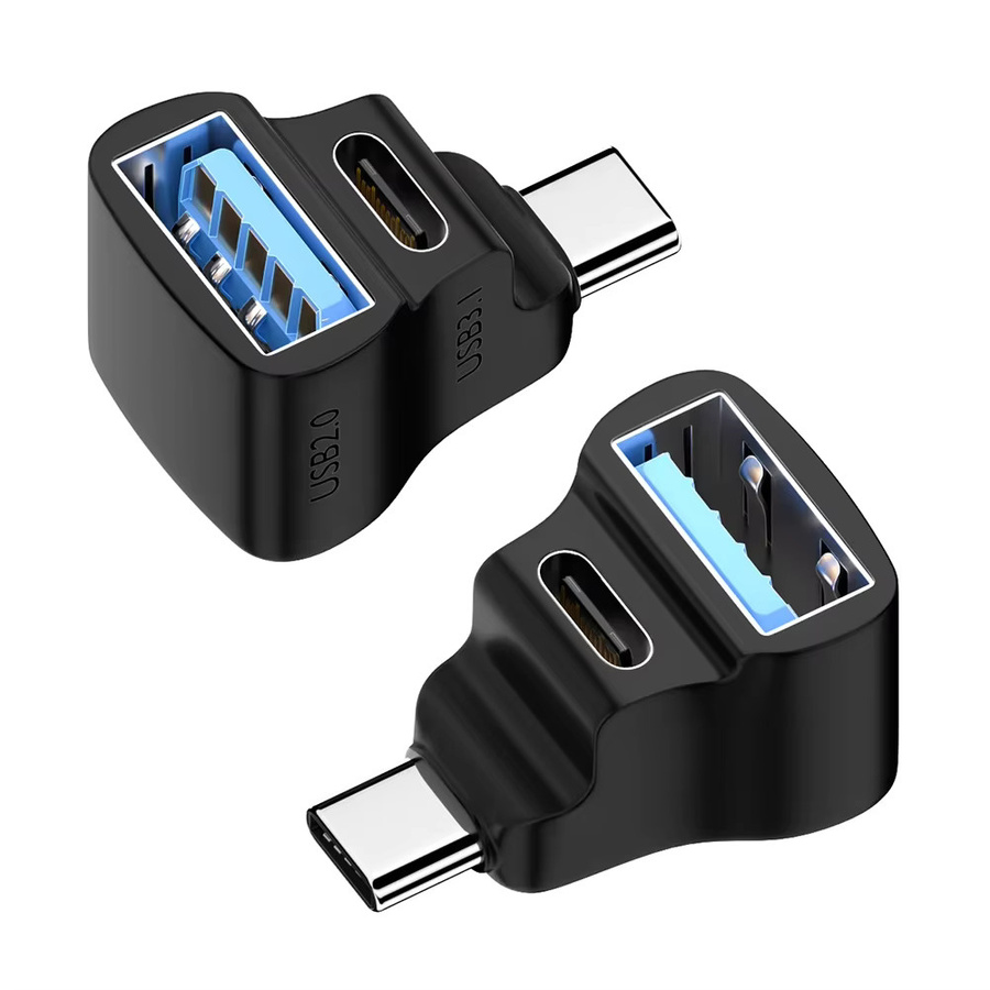 USB-C-Adapter mit 360-Grad-Winkel für Asus ROG Ally, 20 Gbit/s, 8K 60Hz und 180W PD, Schwarz - Bild 5
