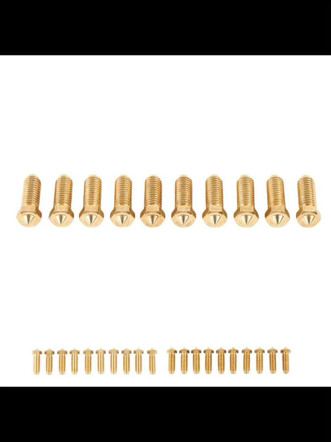 Aramox Extruder Hotend Düsen-Kit für FDM 3D-Drucker mit präzisen Messingdüsen in Gold - Bild 4