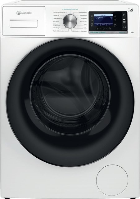 Bauknecht Supreme Silence Frontlader-Waschmaschine B6R 98E SILENCE DE in Weiß mit 9,0 kg Waschkapazität und 1400 U/min Schleuderdrehzahl - Bild 1