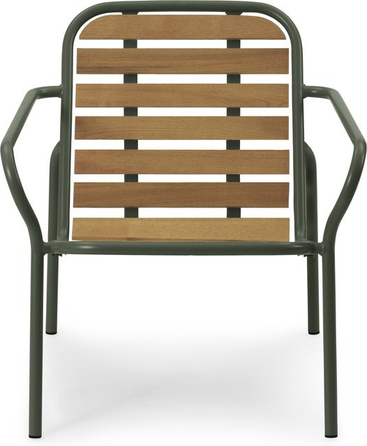 Normann Copenhagen Vig Garten Sessel aus Robinie und Metall in Grün und Braun - Bild 1