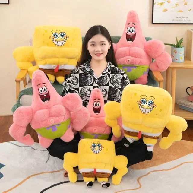 Potdemiel SpongeBob Schwammkopf Patrick Star Puppe, Plüschtier, 35-65CM - Bild 1