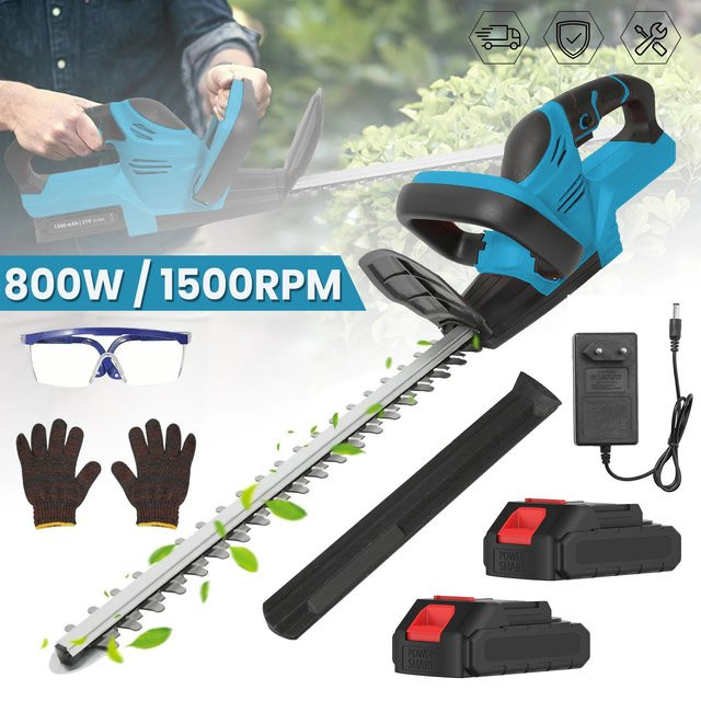 Makita LXT kabelloser elektrischer Heckenschneider mit 22 Zoll Schnittbreite, 15000 U/min und Dual-Action-Klinge für Akku-Betrieb - Bild 1