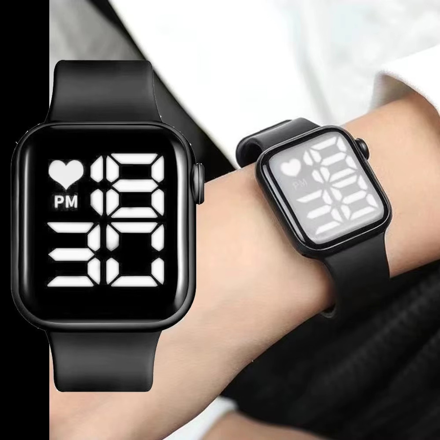 TINUORA Digitaluhr, Silikon, Blue White, Unisex - Bild 1