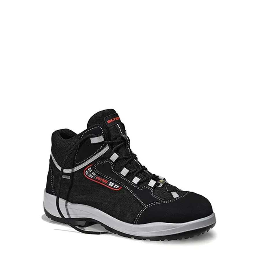 Elten Damen Sicherheitsschnürstiefel Maja GTX Mid ESD S3 in Schwarz-Rot, Größe 41 - Bild 2