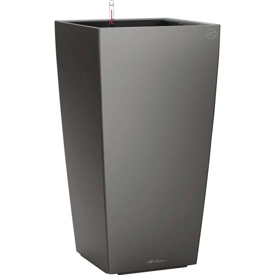 Lechuza Pflanzgefäß Cubico Premium Säulengefäß Anthrazit metallic B/T/H: 50 x 50 x 50 cm - Bild 2