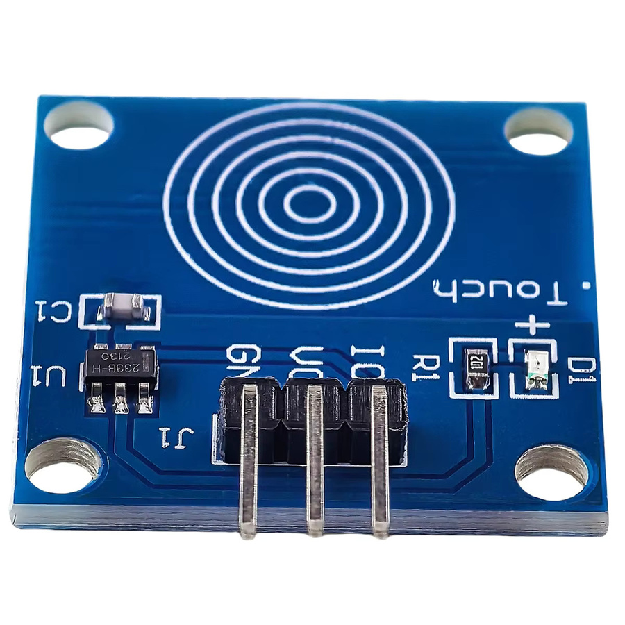 OLNYLO TTP223B Kapazitives Touch Sensor Modul Set, Digitaler Touch Schalter für Arduino DIY Kits, Blau, 3-5 Stück - Bild 3