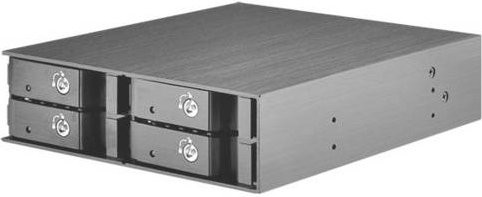 Silverstone SST-FS204B Festplatten-Wechselrahmen für SATA I, SATA II und SATA III in Schwarz - Bild 2