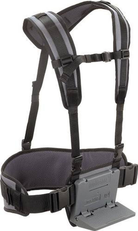 Wolfcraft Tragegurtsystem in Schwarz/Grau mit einer Tragfähigkeit von 30 kg - Bild 3