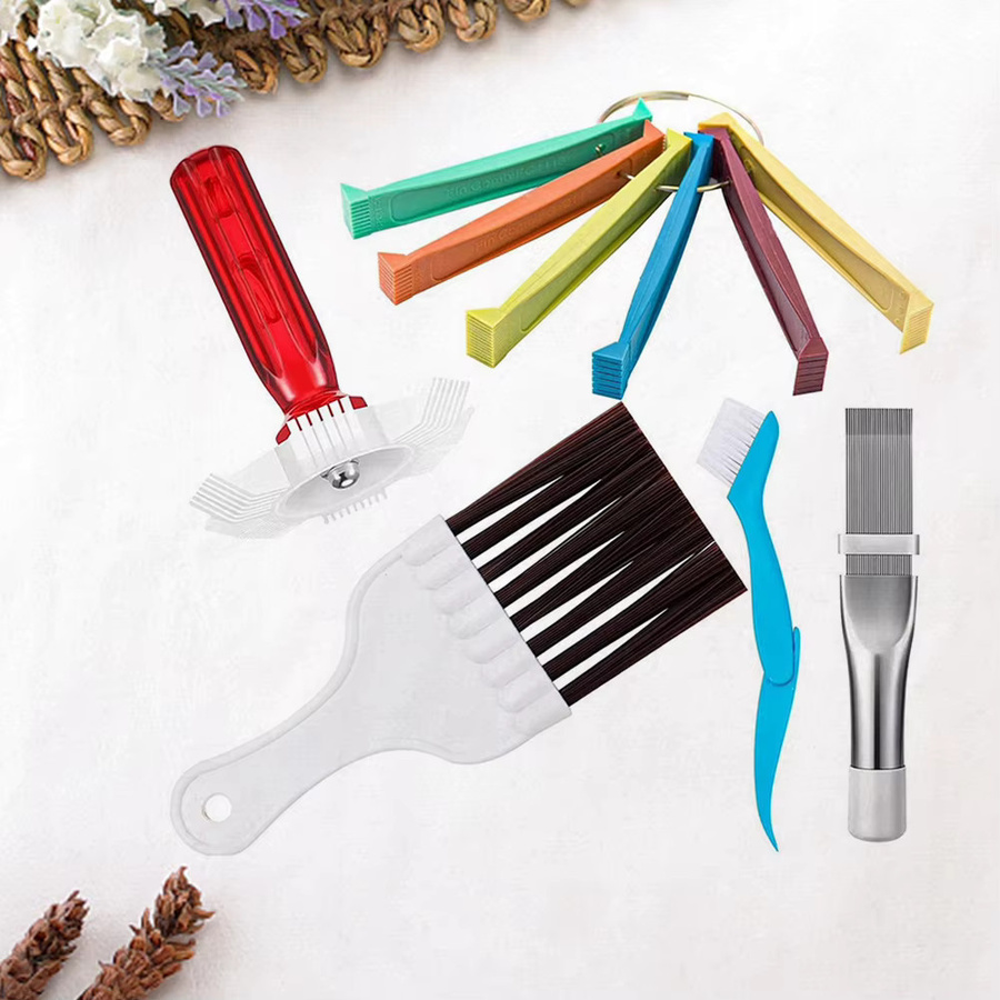 Shunmaii Universal Auto Kühler Kondensator Lamellenkamm Set zur Reinigung und Reparatur von Klimaanlagen Spulen in Multicolor - Bild 2