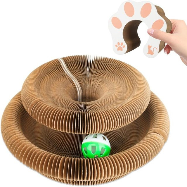 Kitty Kurlz Katzen Akkordeon Magische Orgel Kratzbrett, Katzenspielzeug - Bild 1