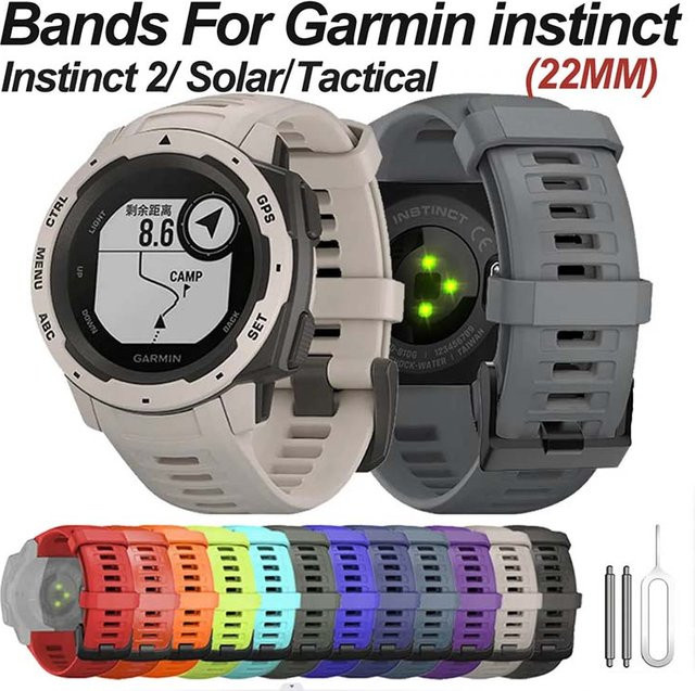 Garmin Uhrenarmband Silikon, Schwarz, Unisex - Bild 1