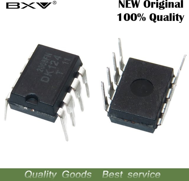 10 Stück BXV DK124 IC in Schwarz (DIP8) - Bild 1