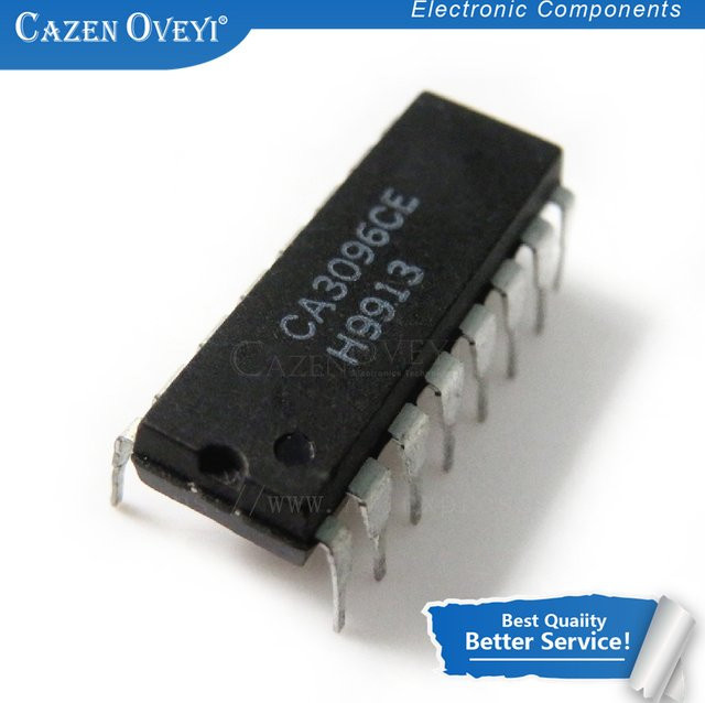 CazenOveyi CA3096 CA3096E CA3096CE DIP-16 Transistor-Arrays CA3096AE in Schwarz, 10 Stück/Lot - Bild 1