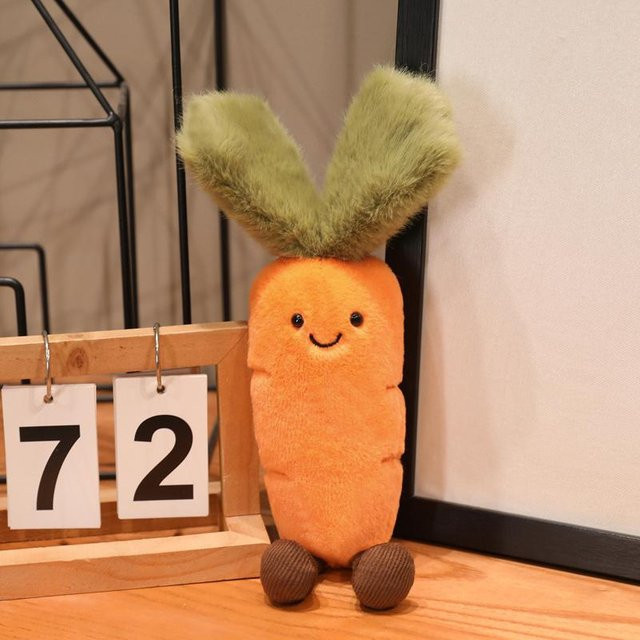 Yiran toy Humanoide Gemüse Plüschkissen, Mais Karotte Spargel Puppe, ab 14 Jahren - Bild 1