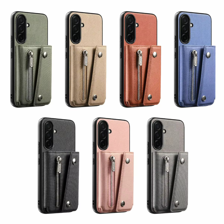 Magnetische Brieftaschen-Handyhülle mit abnehmbarer MagSafe-Funktion für Samsung Galaxy S26 Ultra S25 Edge S24 S23 S22 Plus S21 FE A57 A37 A17 A07 in Schwarz - Bild 5