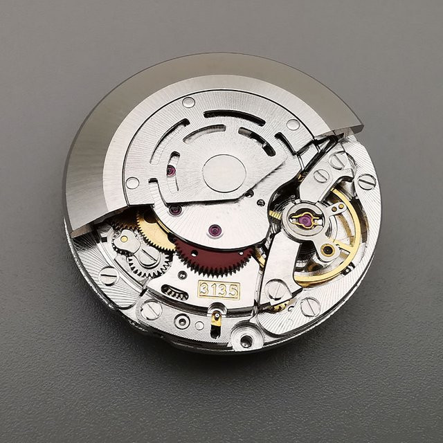 Roseikado 3135-Uhrwerk, Edelstahl, Silber, Unisex - Bild 1
