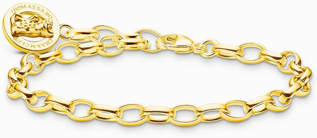 Thomas Sabo Charm-Armband, 925 Silber, Bicolor, Damen - Bild 1
