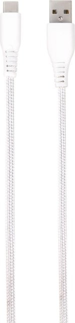 Vivanco LongLife USB Type-C Daten- und Ladekabel in Weiß, Länge: 1,5 m - Bild 1