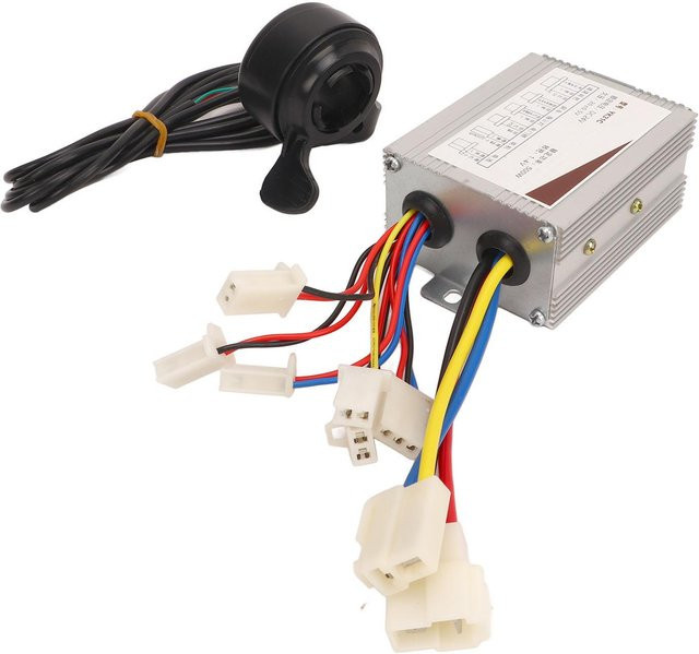 Fishine E-Bike Controller und Daumengas Set 24V 500W für Elektrofahrräder in Schwarz - Bild 1