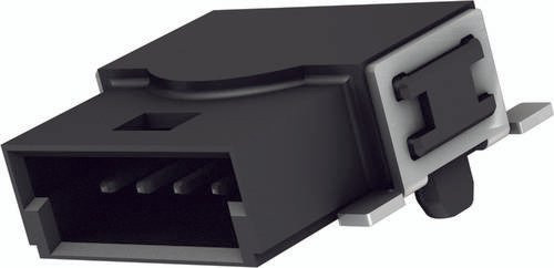 HARTING Grundleiste 1-reihig in Schwarz aus Messing - Bild 1