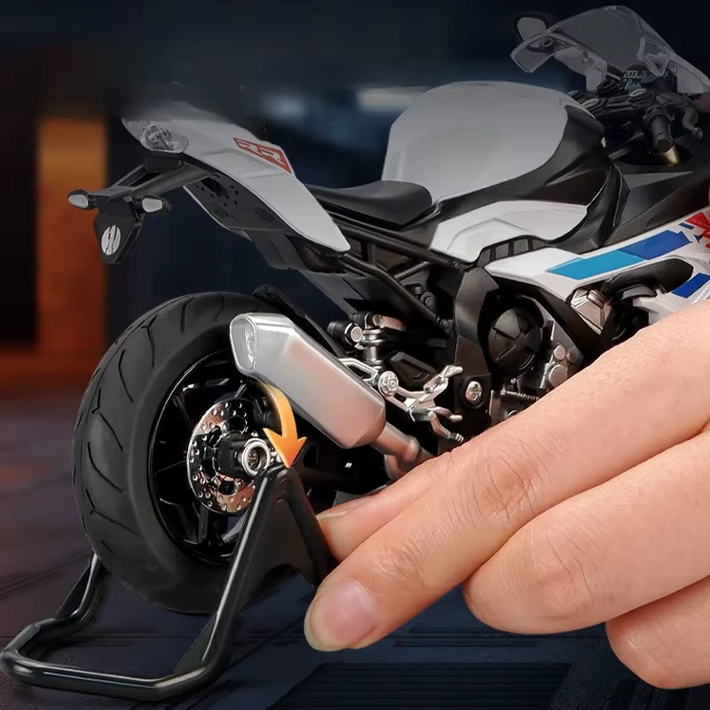 MINI AUTO RRS1000 Motorradmodell, Druckguss-Spielzeug, 1:12, mit Licht und Sound - Bild 2