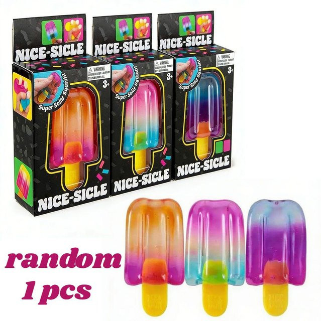 NeeDoh Nice-Sicle Eis am Stiel, Sensorisches Quetschspielzeug - Bild 1