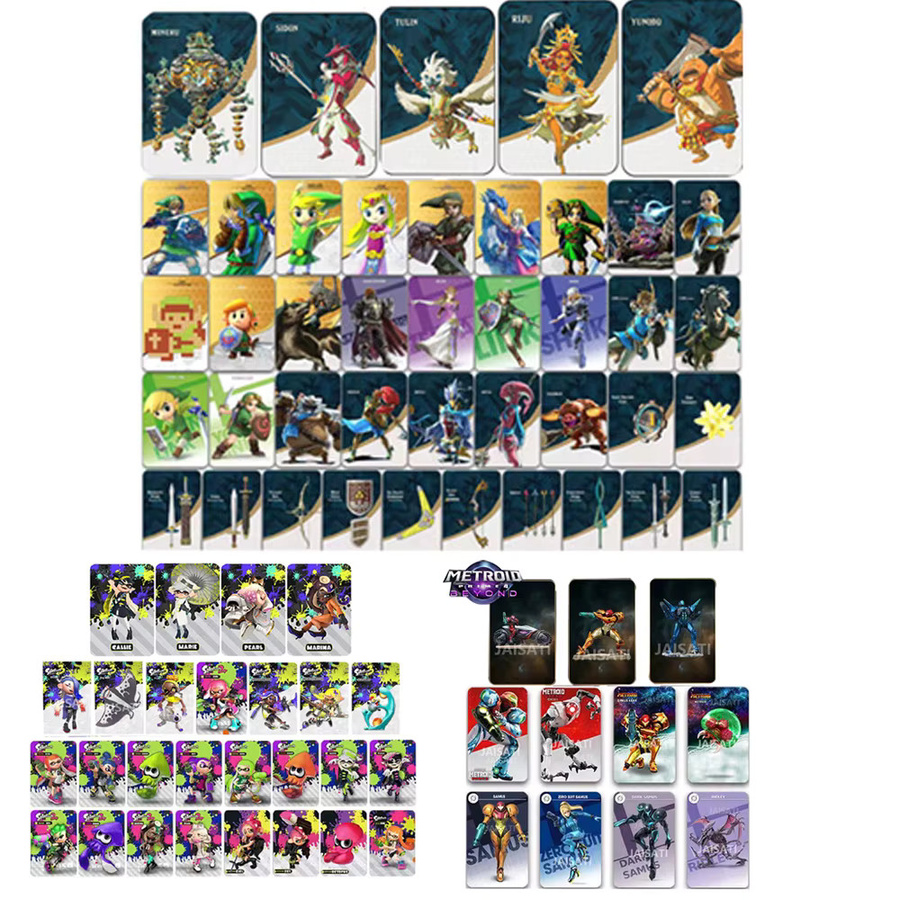 Bandai The Legend of Zelda Link Princess Tears of the Kingdom NFC-Karten, Zubehör - Bild 5