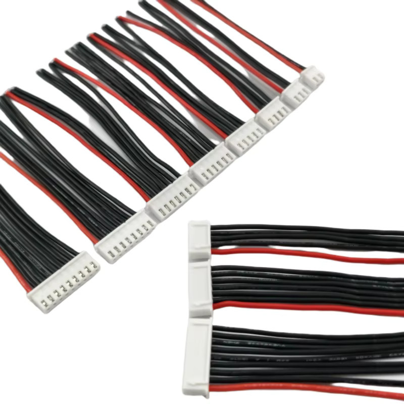 ZHOUCHEN Lipo-Akku Ausgleichsladekabel Set, 10 Stück, 22 AWG Silikondraht, Länge: 15 cm, Schwarz - Bild 4