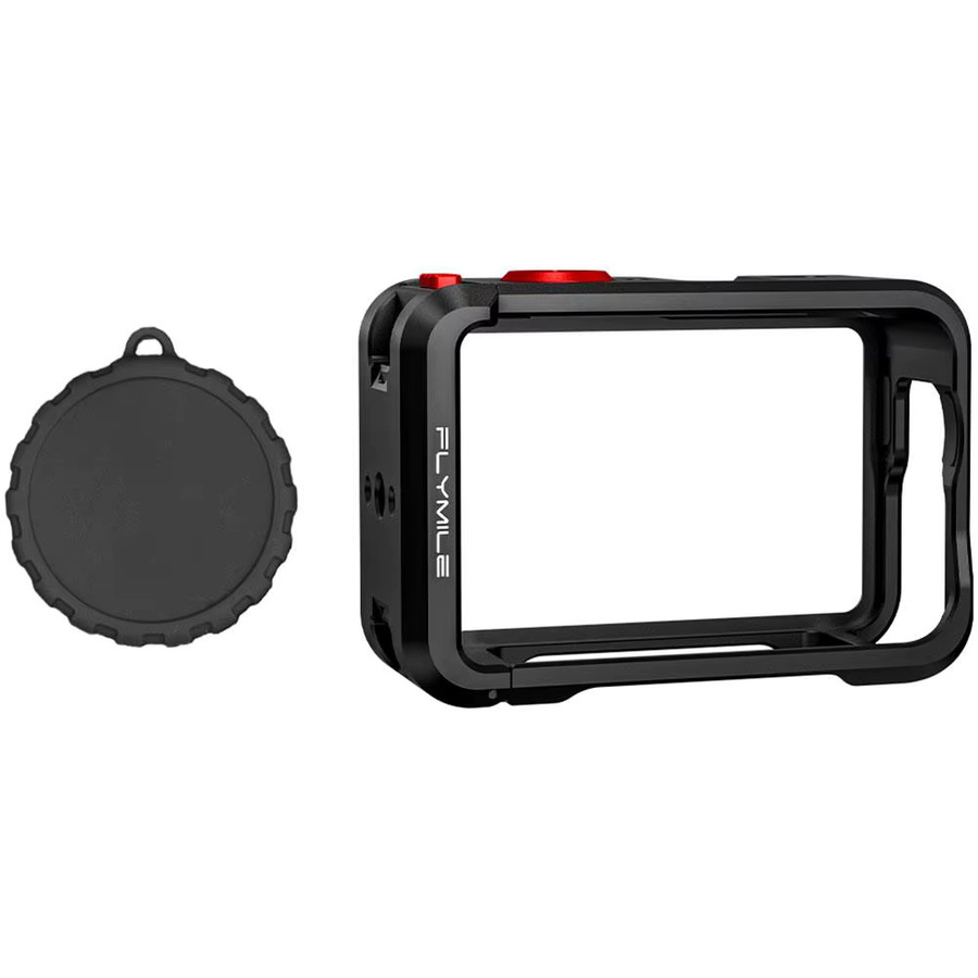 DJI Osmo Action 6 Metallkäfig aus Aluminiumlegierung mit Objektivdeckel in Schwarz - Bild 6