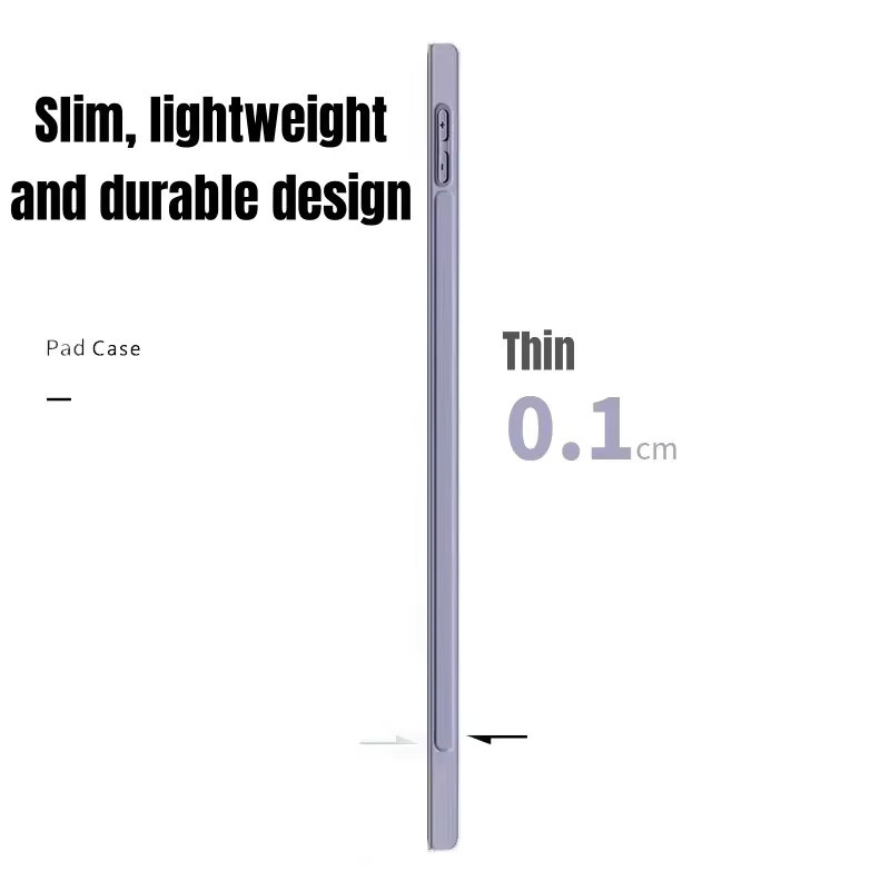 Smart Cover Tablet-Hülle für Apple iPad Pro, Air, Mini und iPad 10. Generation in Lila mit PU Flip-Stand und TPU Schutz - Bild 5