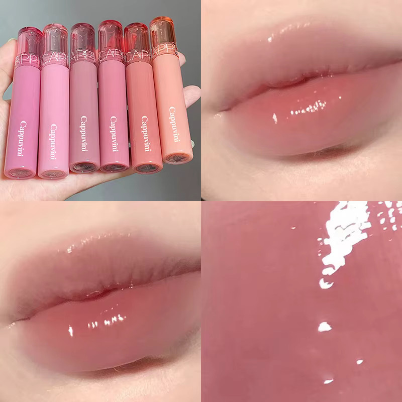 Cappuvini Spiegelglanz-Lipgloss, langanhaltend, wasserfest, hochpigmentiert - Bild 3
