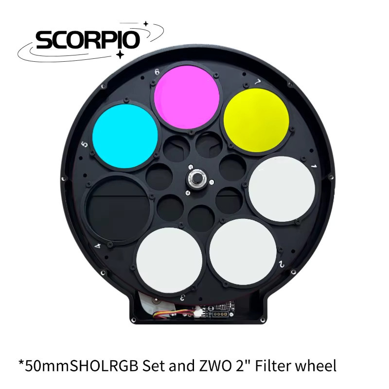 Skorpion Astro 3 nm SHO Schmalbandfilter für Deep Sky mit 50 mm Durchmesser - Bild 2