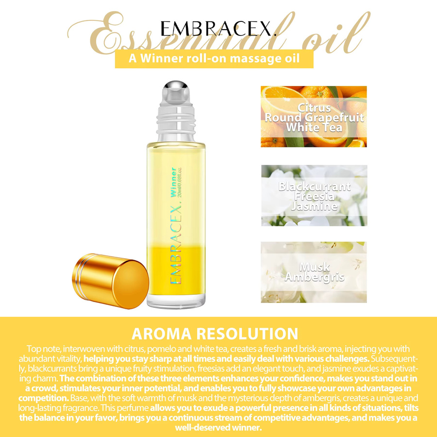 Embracex Winner Roll-on Ätherische Öle, 20 ml, Unisex - Bild 2