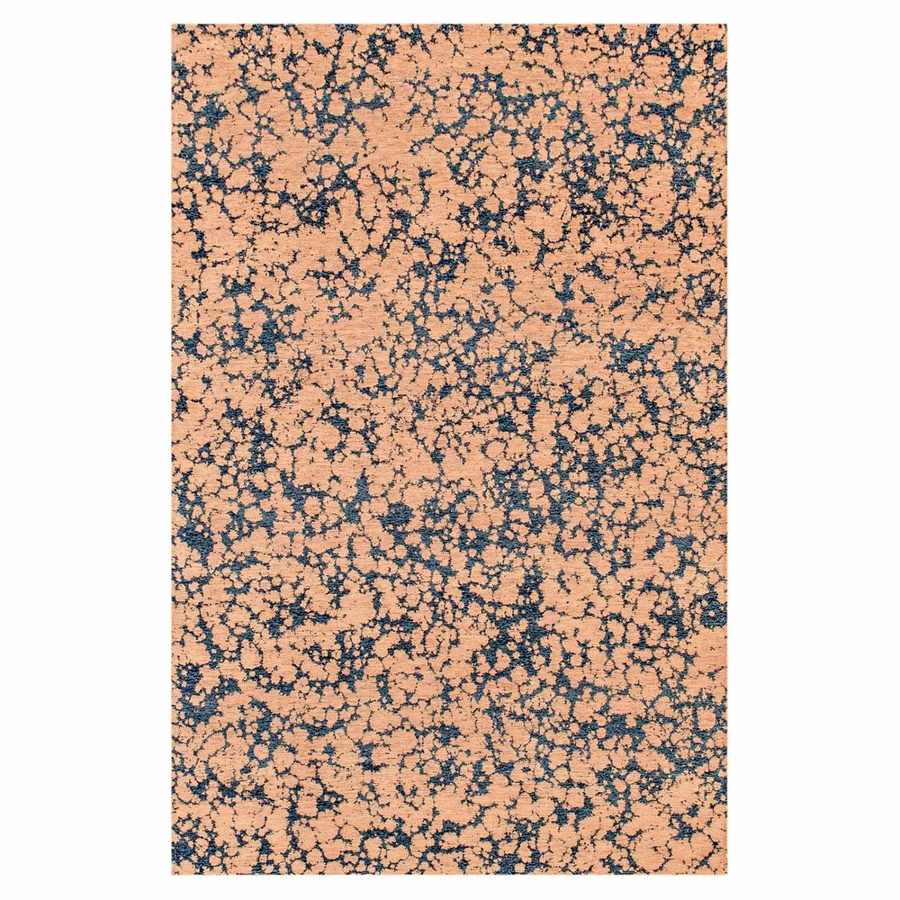 Lola&Moi Teppich Indian Blue Gold mit fließendem Muster B/T: 200 x 280 cm - Bild 2