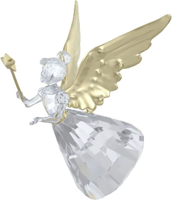 Swarovski Hängeornament Holiday Magic Engel aus Kristallglas in Transparent und Gold - Bild 1
