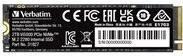 Verbatim Vi5000 NVMe M.2 SSD, 2 TB, PCIe 4.0 x4, Schwarz - Bild 1