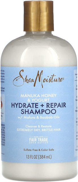 SheaMoisture Shampoo Manuka-Honig & Joghurt, 384 ml, Unisex - Bild 1