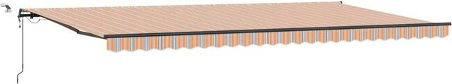 vidaXL Markisenstoff aus Polyester, Mehrfarbig, B: 600 cm, T: 350 cm - Bild 1