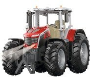 SIKU Massey Ferguson 9S Traktor mit Bluetooth App Steuerung und RC, Maßstab 1:32 - Bild 1