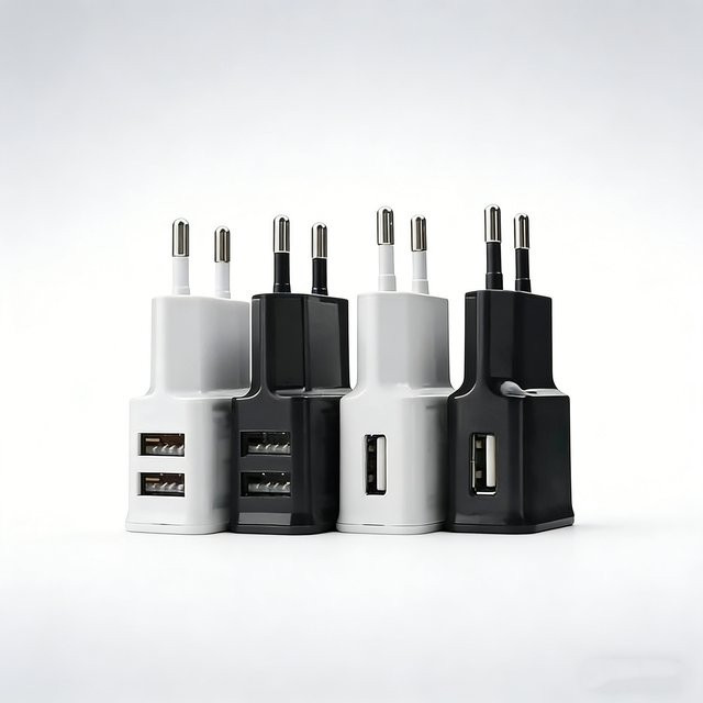 CUIDONG USB AC-Adapter 5V 2A Stromwandler von 220V AC zu 5V DC in Weiß - Bild 1