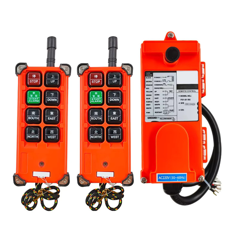 CNMAWAY Industrielles Fernbedienung Schalter Set mit 2 Sendern und 1 Empfänger für AC220V 380V 110V sowie DC 12V 24V 36V Steuerung - Bild 2