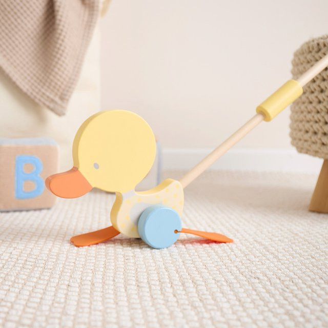 Bieco Holz Ente, Schiebespielzeug, ab 1 Jahr - Bild 1