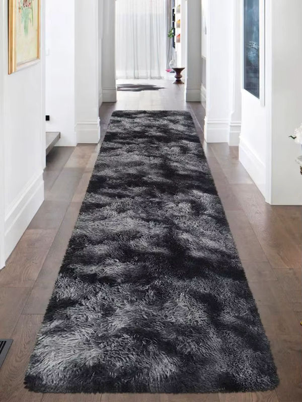 VIKAMA Tie-Dye Shaggy Teppich in Multicolour, weicher Kurzflor-Teppich für Wohnzimmer, Schlafzimmer und Kinderzimmer, Rechteckig, Breite: 120 cm - Bild 4