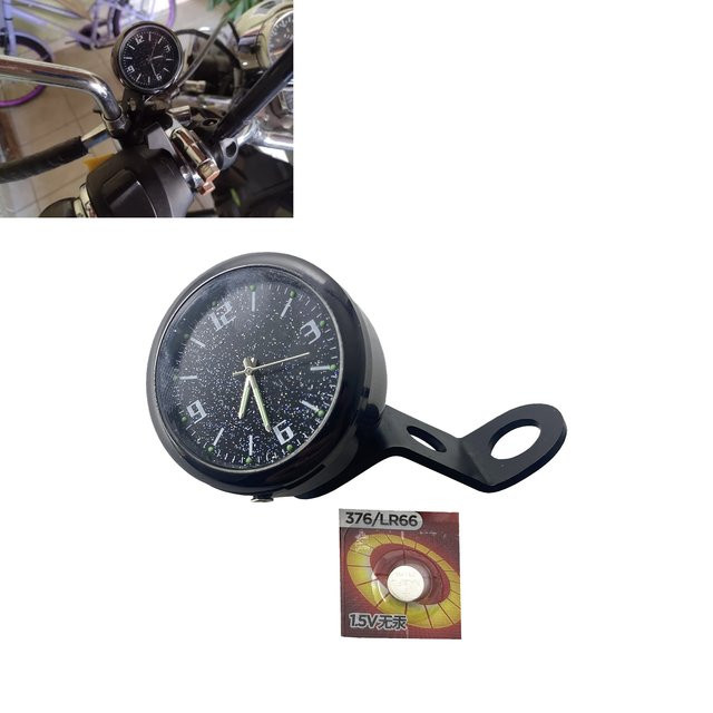 WOZEW Lenkeruhr, leuchtend, wasserdicht, Universal für Motorrad Roller - Bild 1