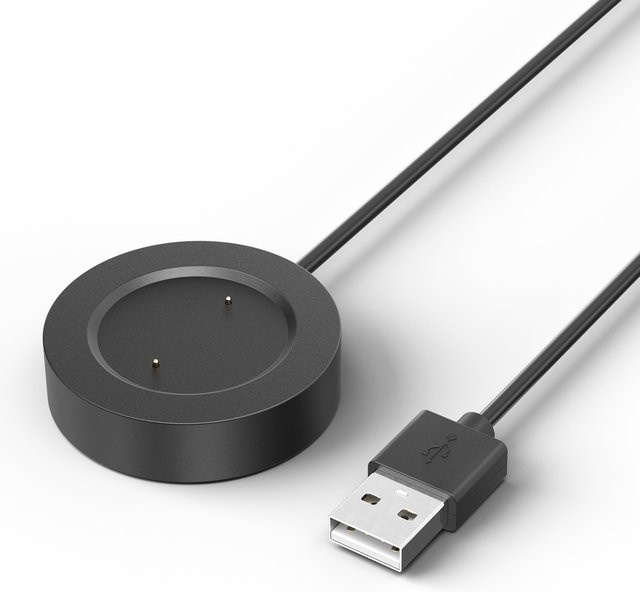 Xiaomi USB-Schnellladekabel für Mi Watch S1 Active und Color 2 Smartwatch, Schwarz, Länge: 100 cm - Bild 1