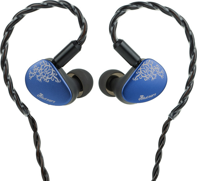 Kiwi Ears Cadenza II In-Ear HiFi-Ohrhörer mit 10mm Titan-Dynamischer Treiber und KARS 2.0 Premium-Konstruktion in Blau mit abnehmbarem Kabelsystem und 3,5 mm Klinkenanschluss - Bild 1