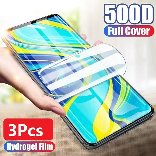 3er-Pack Hydrogel Displayschutzfolie für Vivo iQOO Z9s, Z9x, Z9 Turbo Plus, Z9s Pro, V2361A Lite 5G, transparent - Bild 1
